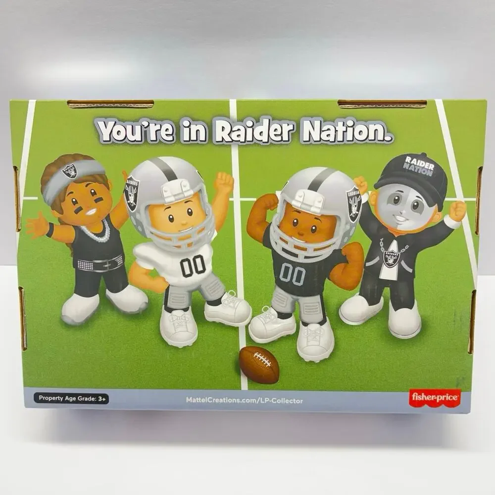 NEW Little People NFL Raiders Collectors Set
